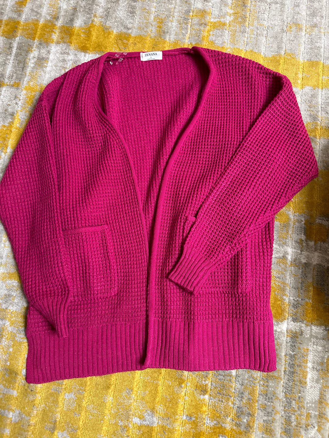 Waffle Cardigan