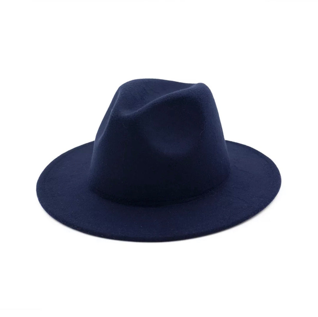 Nouveau Navy Fedora Hat